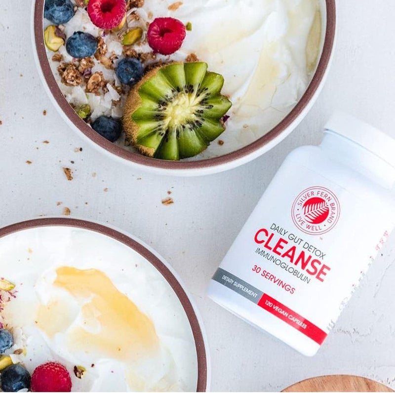 Silver Fern Cleanse  Daily Gut  1 Bottle  120 Capsules  30 Day Supply  Immunoglobulin G A  M IgG IGA IgM  Postbiotic - Image 2
