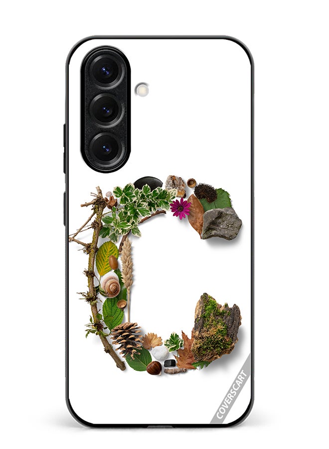 VR CREATIVE Protective Case Cover For Samsung Galaxy S25 Plus Alphabet C Design Multicolour