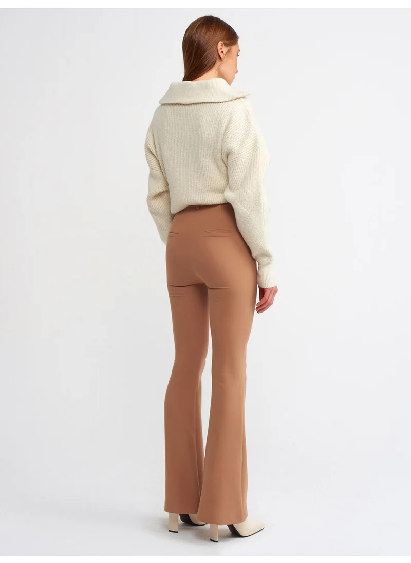 ديلفين 7962 Spanish Leg Pants-Camel