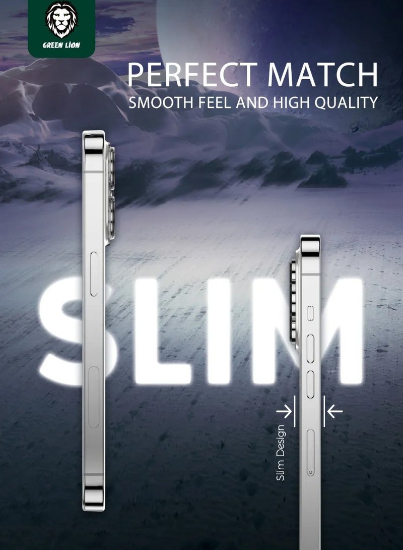 GREEN LION Ultra-Thin Case with Camera Protection, Scratch and Damage Protection, Easy Snap-On Compatible For iPhone 14Pro Max - Clear - Image 3