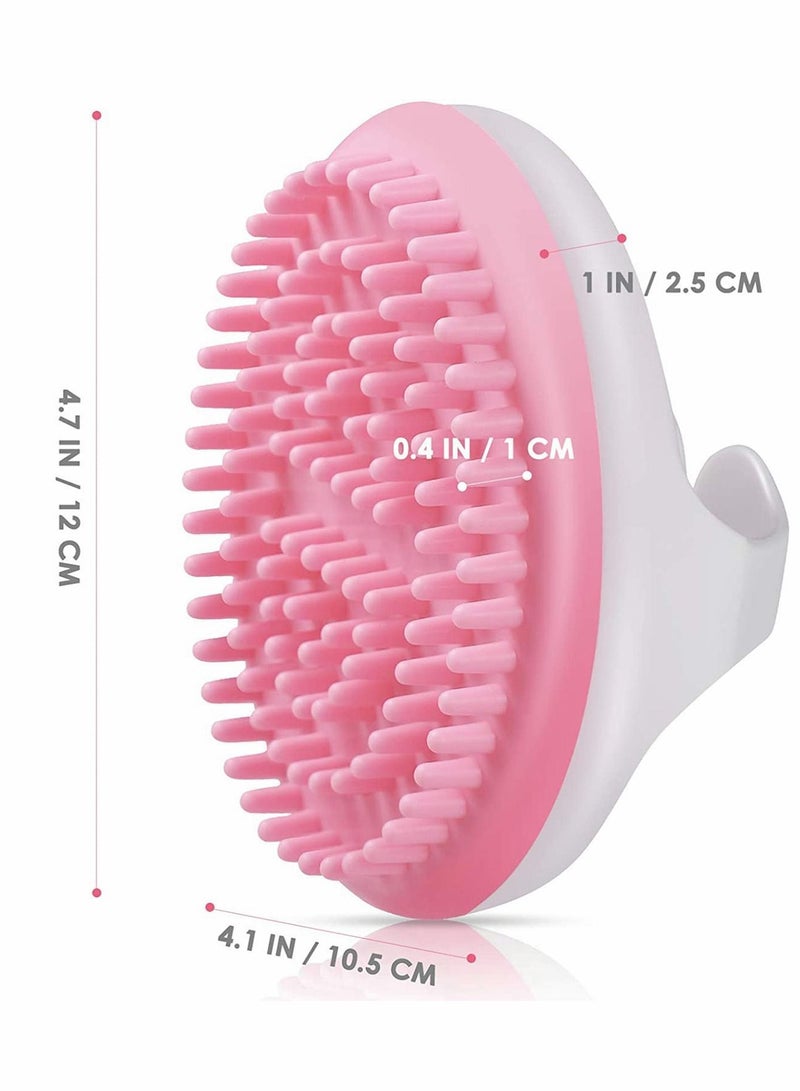 NIBEMINENT Massager Brush Hair Scalp Exfoliating Removing Dandruff Body Shower Scrubber Cellulite Handheld - Image 5