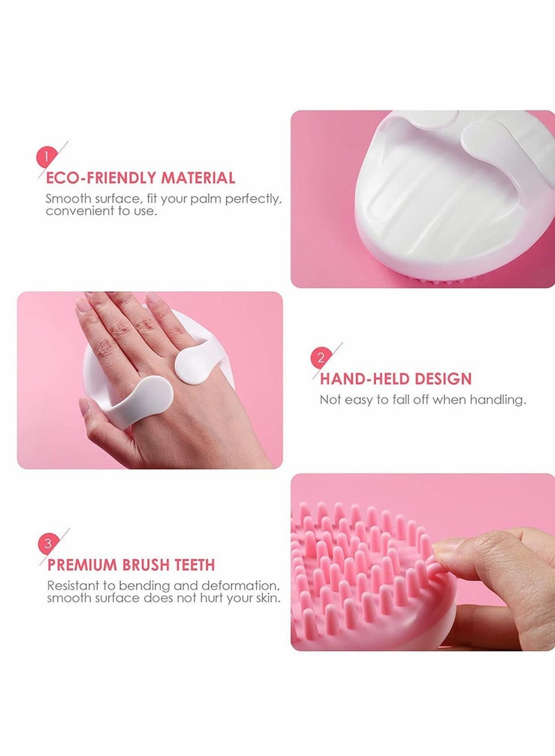 NIBEMINENT Massager Brush Hair Scalp Exfoliating Removing Dandruff Body Shower Scrubber Cellulite Handheld - Image 3