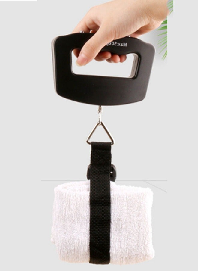 Handheld Digital Luggage Weight Scale Black 50kg - Image 3