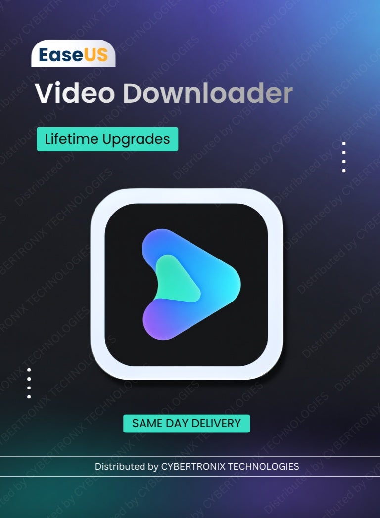 EaseUS Video Downloader |1 Device For Lifetime | Digital License | Same Day Delivery