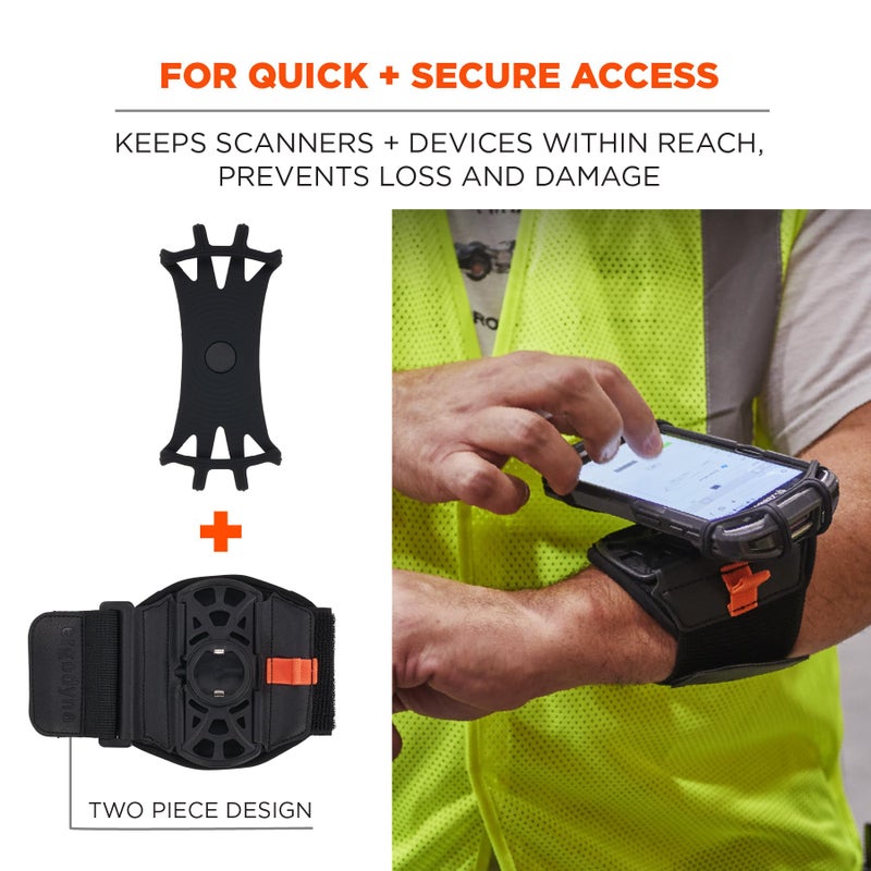 Ergodyne Squids 5545 Armband, Wristband Scanner Mount, Adjustable to Fit Phones, Scanners, Mobile Computers, PDA - Image 2