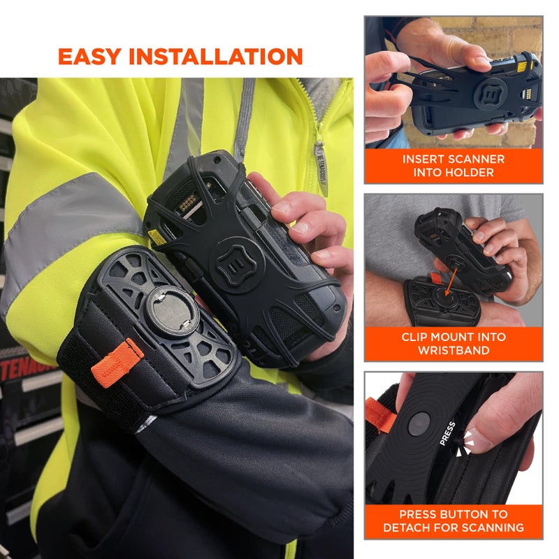 Ergodyne Squids 5545 Armband, Wristband Scanner Mount, Adjustable to Fit Phones, Scanners, Mobile Computers, PDA - Image 5