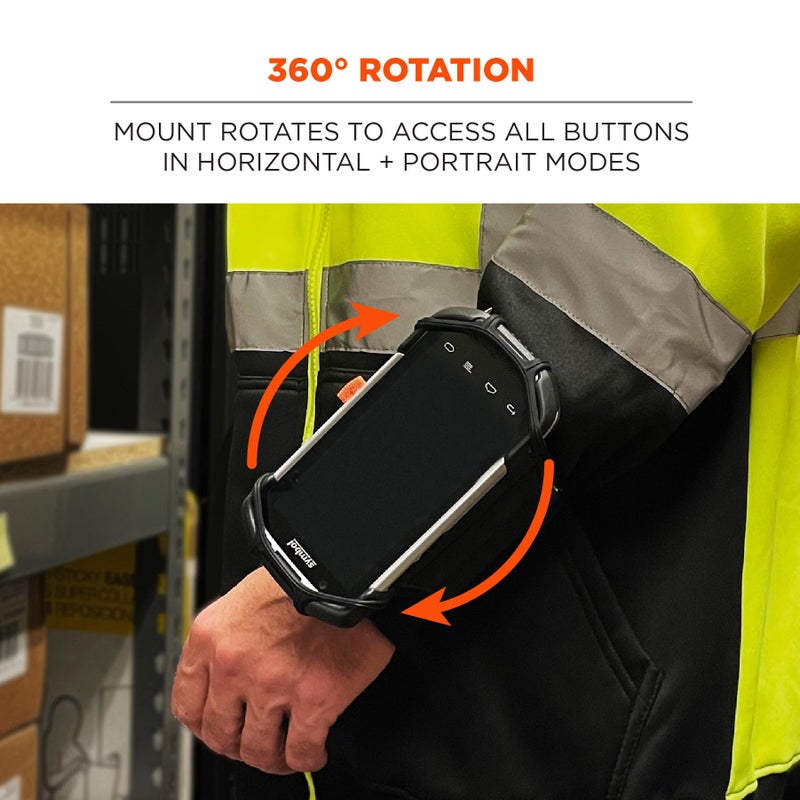 Ergodyne Squids 5545 Armband, Wristband Scanner Mount, Adjustable to Fit Phones, Scanners, Mobile Computers, PDA - Image 4