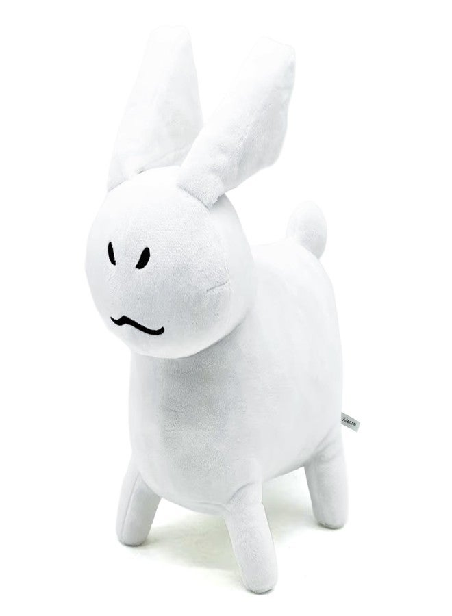 Adenzai White Gubby Rabbit Plush Toy – Soft Forsaken Gubby Plush Stuffed Animal, Cute Game Character Collectible Plushie Gift for Kids and Gamers (Rabbit White Gubby) - Image 1