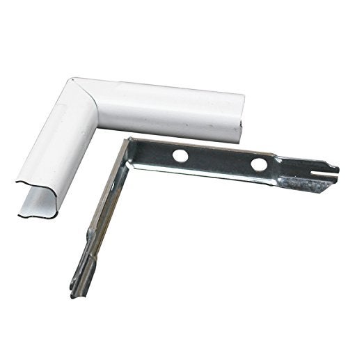 WIREMOLD Legrand Wiremold BWH7 Metal Raceway for Extending Power, 700 Series, Inside Elbow, White (1 Pack) - Image 1