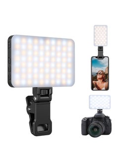 Portable Selfie Phone Light, 3 Modes LED Clip on Light Rechargeable Video Light for iPhone Pictures, TikTok Vlog, Computer Laptop Video Conferencing, (Selfie Light)