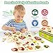 KECIABO Wooden Puzzles for Toddlers 4 Pack Montessori Toys Preschool Learning Puzzles for Baby Farm Shapes Animals Fruits Wooden Peg Puzzles for Boys and Girls 4 Pack - Image 4
