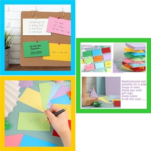 IMPRINT Index Cards Flash Cards Bright Colors 5.5 x 4 Inches Pack of 150 Cards Colors of Sheets May Vary - Image 5