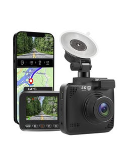 Mi VAZA Dash Camera For Car, Dual Lens Car Camera with 2K Plus 1080P Resolution and Ample Storage, Mini Dashboard Camera Drive Recorder With DVR Night Vision And Built In WIFI GPS, (1pc, Black)  - Image 1
