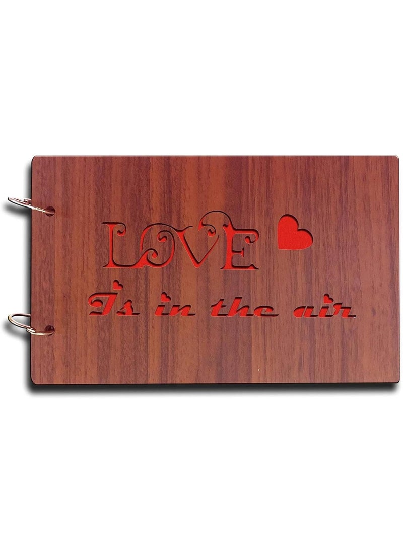 Generic FASHION GURU Natural Wood Elegance Handcrafted Wooden Photo Album for Cherished Memories 687  - Image 1