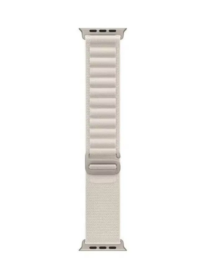 إيف حلقة جبال الألب متوافقة مع سوار ساعة أبل 42 ملم 44 ملم 45 ملم 49 ملم بديل للنساء والرجال ، حزام منزلق من البوليستر المنسوج المضفر على شكل حرف G من أجل iWatch Ultra Series SE 8/7/6/5/4/3/2/7 - Image 3