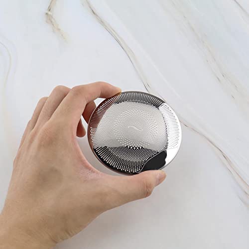 Micro Traders غطاء مكبر صوت السيارة 4 قطع متوافق مع مرسيدس بنز E/C/GLC Class W213 W205 ملحقات داخلية للسيارة من الفولاذ المقاوم للصدأ اللامع - Image 5