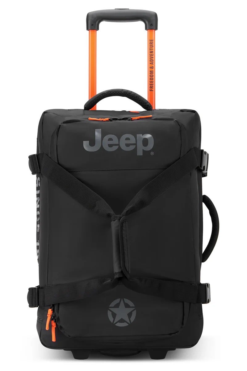 جيب حقيبة سفر بعجلات  سم سوداء ناعمة بعجلتين - Image 1