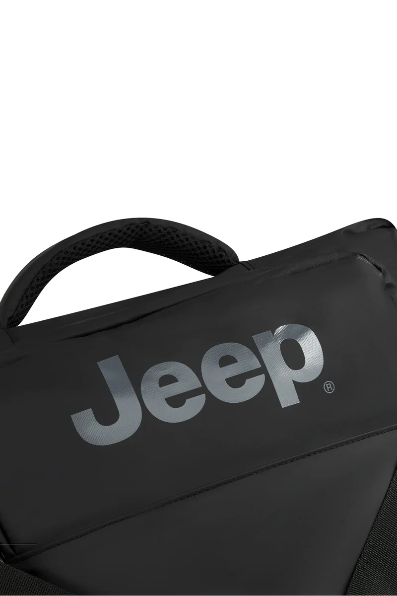 Jeep JS005A, 55 cm Softcase 2-Wheel Trolley Duffle - Black