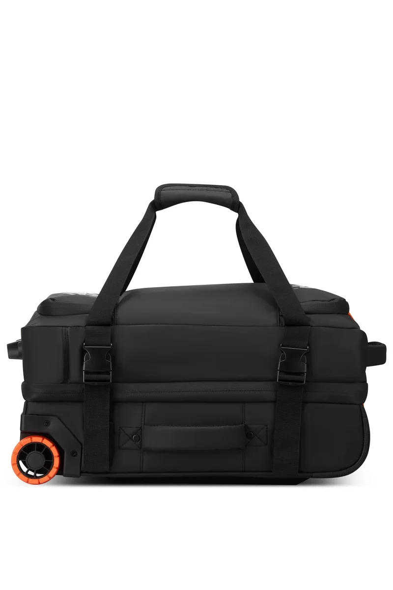 Jeep JS005A, 55 cm Softcase 2-Wheel Trolley Duffle - Black