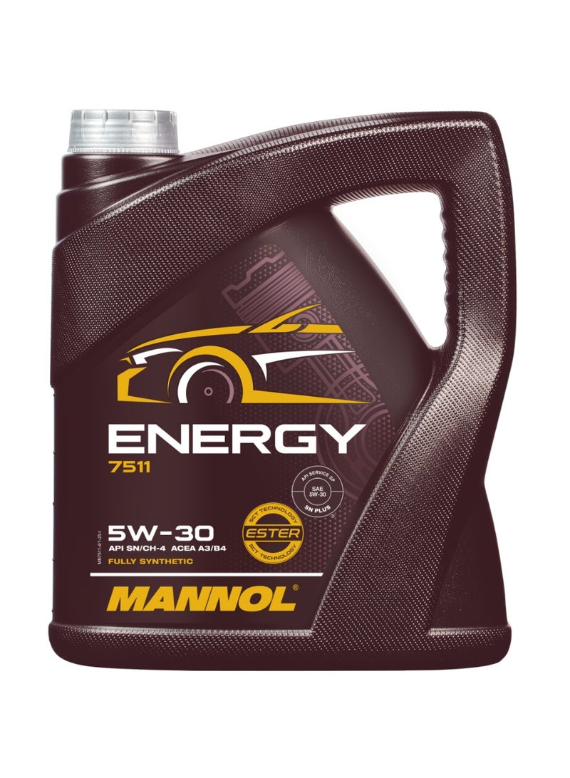 HTE - Mannol Germany Synthetic Engine Oil (7511 ENERGY 5W-30 4 LTR)