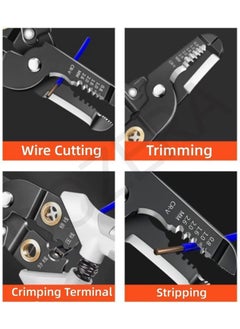 DOZERA DOZERA Wire Stripper And Crimping Tool for ElectricianMultifunction Stainless Steel Wire Puller Plier 6 In 1 Cable Looping Splitting Cutting Pliers Electrical Stripping Tool  - Image 5