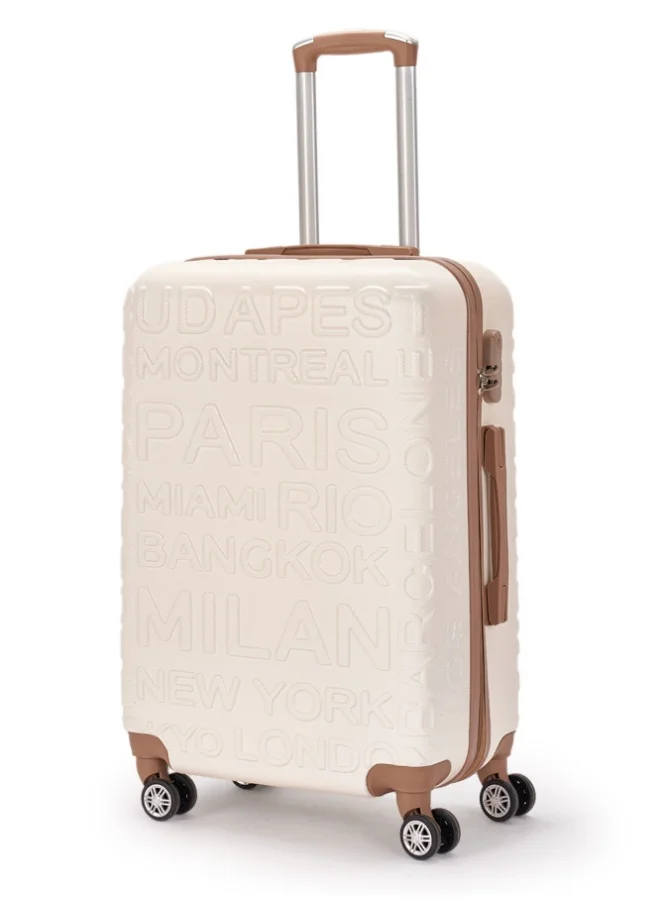 Limra Travel bags set consisting of 3 luggage bags beige/gold