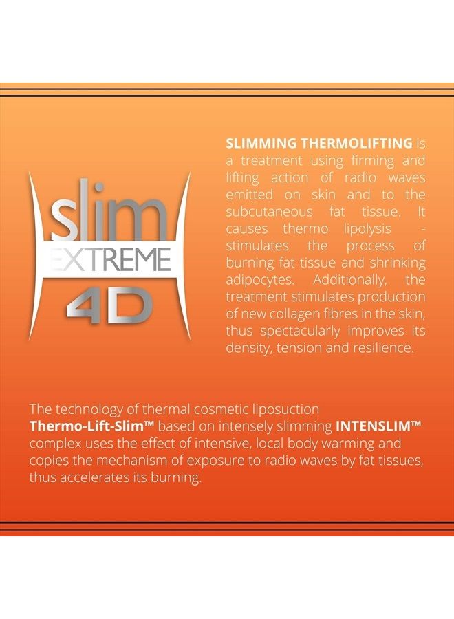 EVELINE COSMETICS سيروم الجسم إيفلين سليم إكستريم 4D لشفط الدهون، لوشن الجسم الم firming للنساء والرجال وكريم تمارين تشكيل الجسم للسيلوليت - Image 4