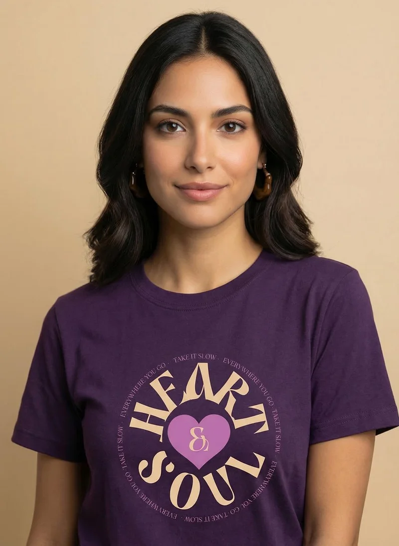 نوبيرو Nobero Women Graphic Printed T-shirt