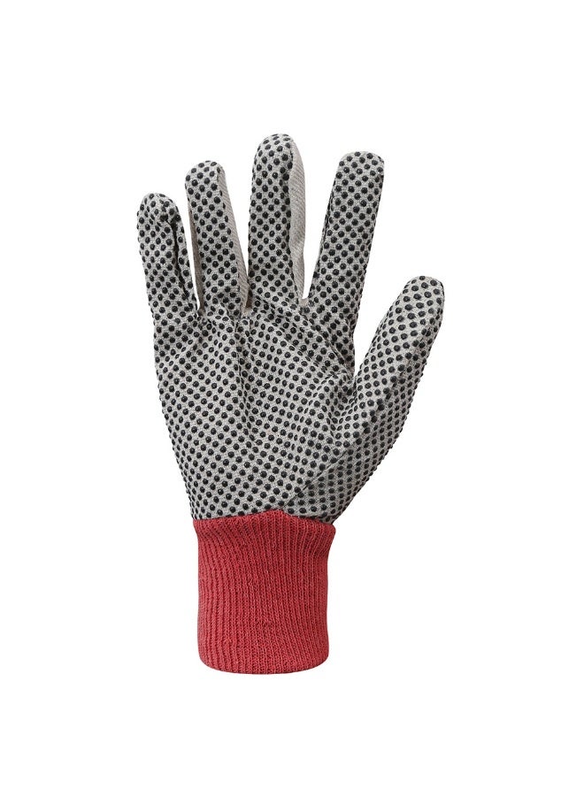 Vaultex Vaultex VDC PVC Dotted gloves White/Red, 789gm/Pack 12 Pairs/Pack  - Image 2