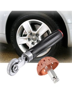 Tire Repair Patch Tools, 2 Pieces Roller, with Buffer Wheel Tire, Grinding Head, Buffing for Air (42 mm)