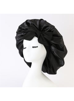 Single-layer ribbon - Black - Comes with a large intestine hair tie