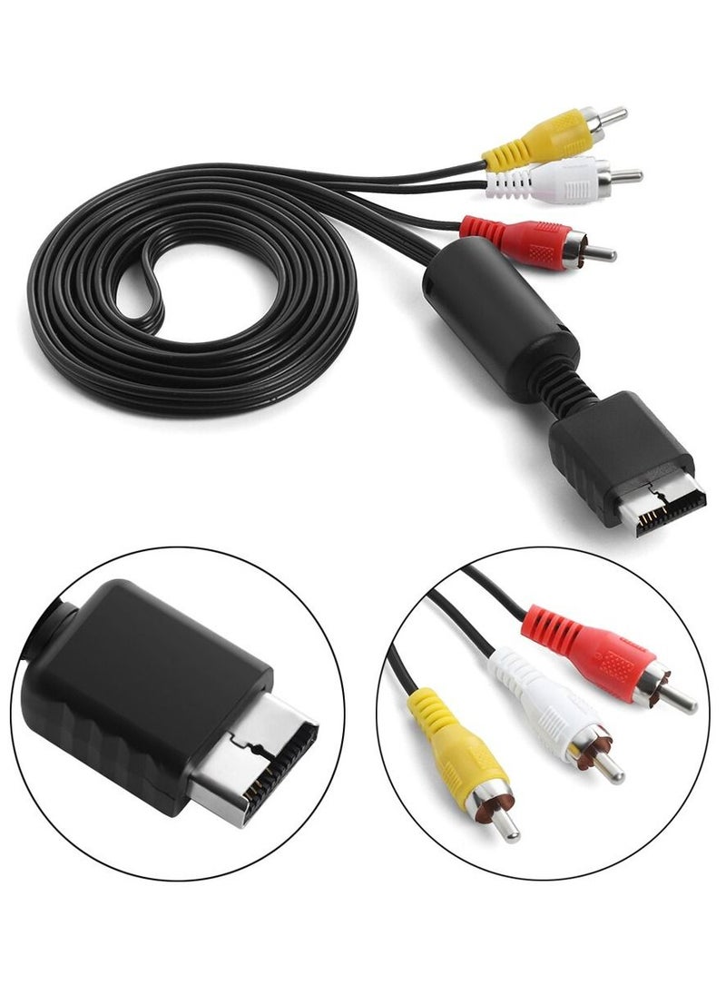 AV Cable Adapter Cord RCA Connector For TV Audio And Video Connection