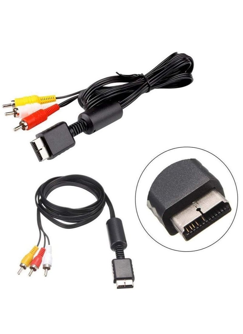 AV Cable Adapter Cord RCA Connector For TV Audio And Video Connection