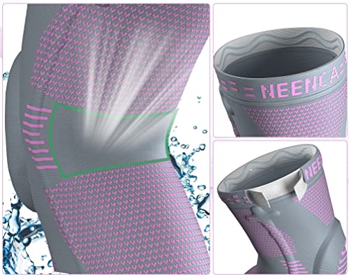 NEENCA Professional Knee Brace for Pain Relief, Medical Knee Support with Patella Pad & Side Stabilizers, Compression Knee Sleeve for Meniscus Tear, ACL, Joint Pain, Runner, Workout - FSA/HSA APPROVED - Image 3
