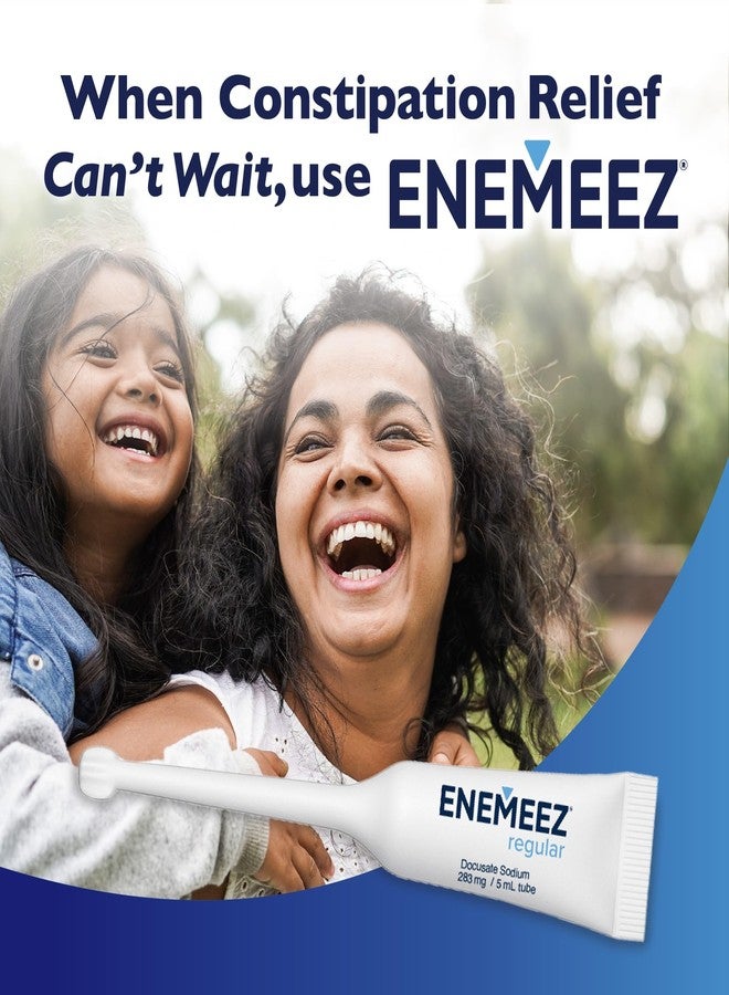 Enemeez حقنة شرجية صغيرة من إينيميز لعلاج الإمساك للبالغين، 0.84 أونصة سائلة، تحتوي على دوكوسات الصوديوم، لتخفيف الإمساك بفعالية، تركيبة دوكوسات، عبوة واحدة تحتوي على 6 حقن شرجية صغيرة - Image 5