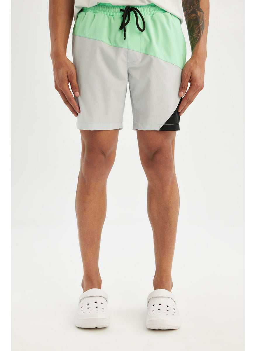 DeFacto Man DeFactoFit Regular Fit Printed Flexible Swim Shorts  - Image 4