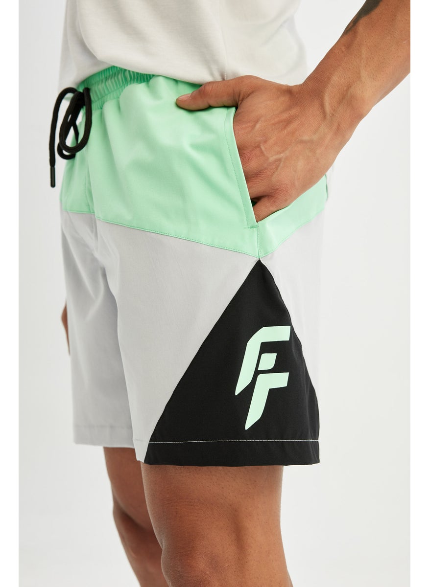 DeFacto Man DeFactoFit Regular Fit Printed Flexible Swim Shorts  - Image 3