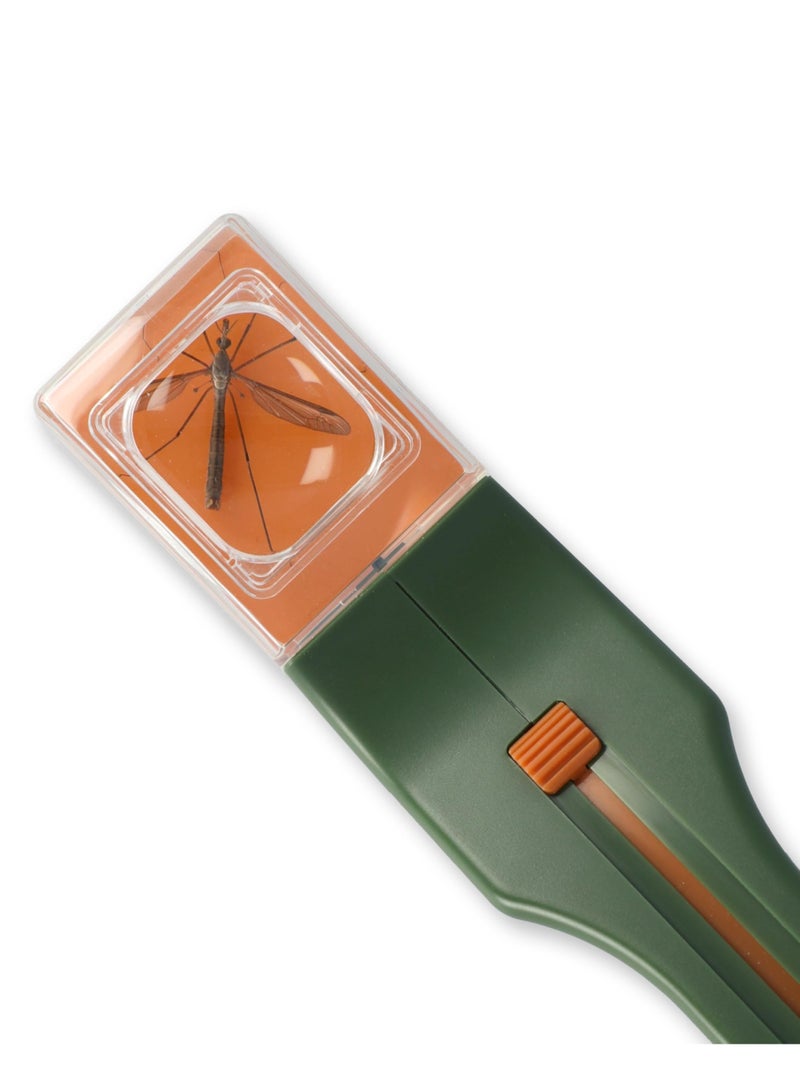 حامل الحشرات مع عدسة خالية من التشوه 5.0 بوصة كبيرة الحجم ، وقراءة فحص العمل العلمي ، للقراءة والتفتيش والاستكشاف والهوايات والحرف والمهام - Image 3