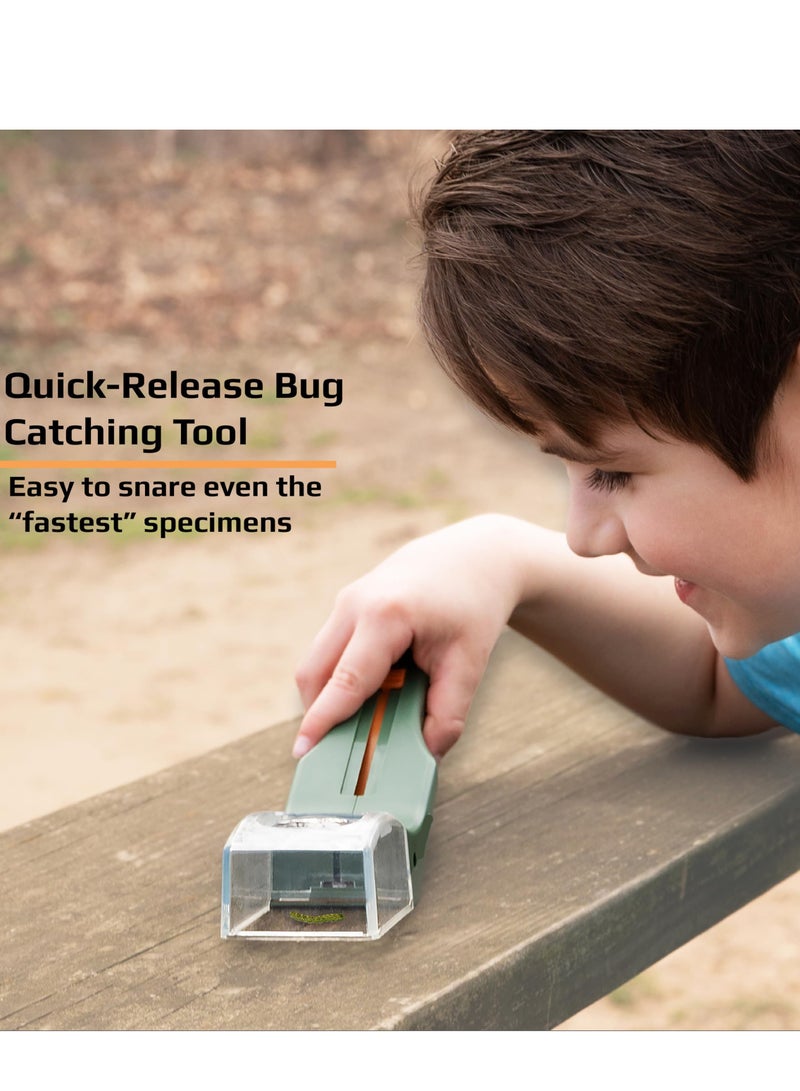 حامل الحشرات مع عدسة خالية من التشوه 5.0 بوصة كبيرة الحجم ، وقراءة فحص العمل العلمي ، للقراءة والتفتيش والاستكشاف والهوايات والحرف والمهام - Image 4