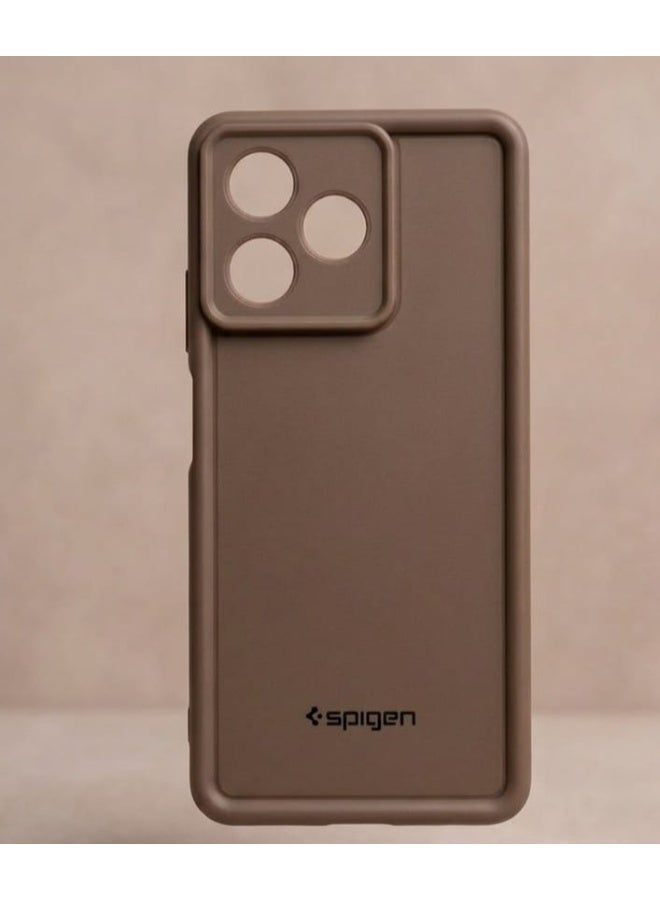 سبايجن جراب Spigen لهاتف Realme C53، حماية متينة مع لمسة من الأناقة - كافيه - Image 1