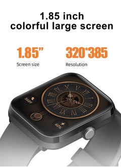 ibsun 1.85" Smart Watch, 60Hz HD Screen, Fitness Tracker with Heart Rate SpO2 Sleep Monitor, Compatible IP68 Waterproof  - Image 2