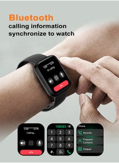ibsun 1.85" Smart Watch, 60Hz HD Screen, Fitness Tracker with Heart Rate SpO2 Sleep Monitor, Compatible IP68 Waterproof  - Image 4