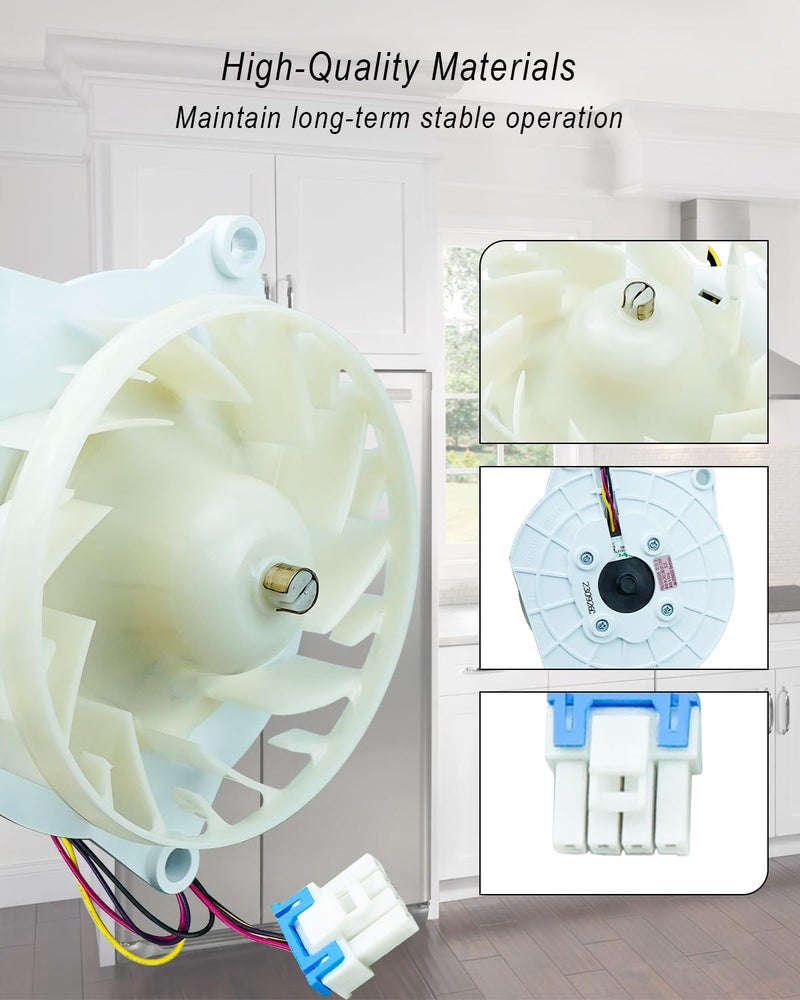 Vaticas Refrigerator Evaporator Fan Motor Replace EAU64824806 Z40E12MS1A0-57K06 Fit for LG Refrigerator DC 12V 1A Refrigerator Cooling Fan Motor - Image 5