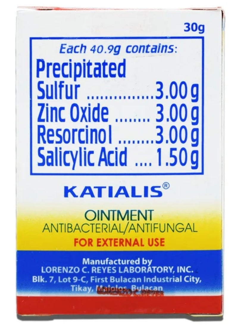 Katialis Antibacterial and antifungal ointment 30g