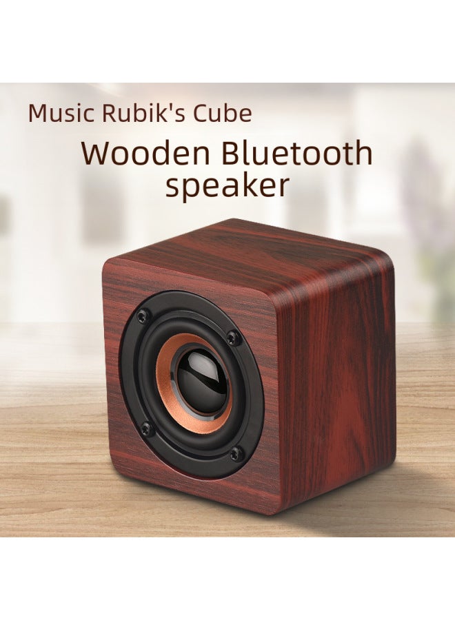 Neutral Q1 Wooden Mini Wireless Bluetooth Speaker Mobile Phone Gift Creative Small Stereo Manufacturers - Image 2