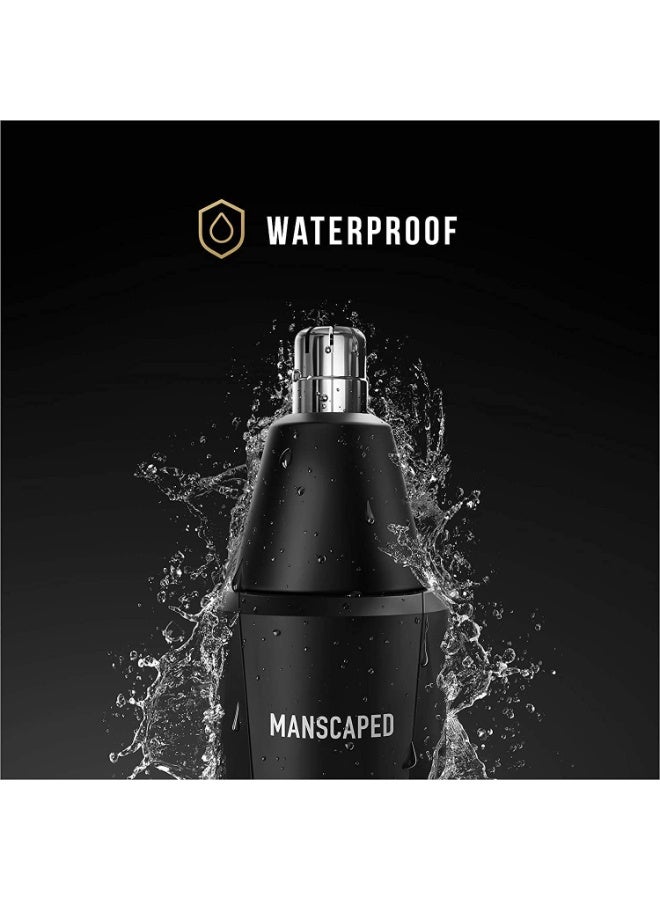 manscaped Refining The Gentleman Weed Whacker® Nose and Ear Hair Trimmer – 9,000 RPM Precision Tool with Rechargeable Battery, Wet/Dry, Easy to Clean, Hypoallergenic Stainless Steel Replaceable Blade - Image 3