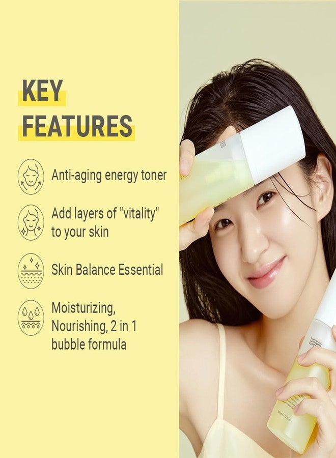 TENZERO Intense Bubble Toner, 4.73 fl oz/140ml, Hydrating & Exfoliating Bubble Toner for Face, Glowing Anti-Aging, Radiant Complexion & Skin Elasticity - Image 4