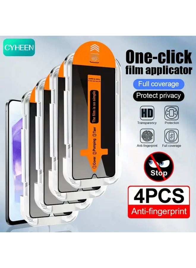4 Pack Tempered Glass Screen Protector Compatible With Galaxy A50 - Image 2