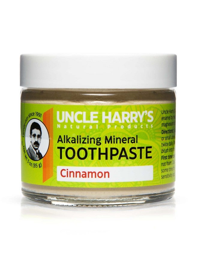 Uncle Harry's Cinnamon Remineralizing Toothpaste | Natural Whitening Toothpaste Freshens Breath & Promotes Enamel | Vegan Fluoride Free Toothpaste - Image 1