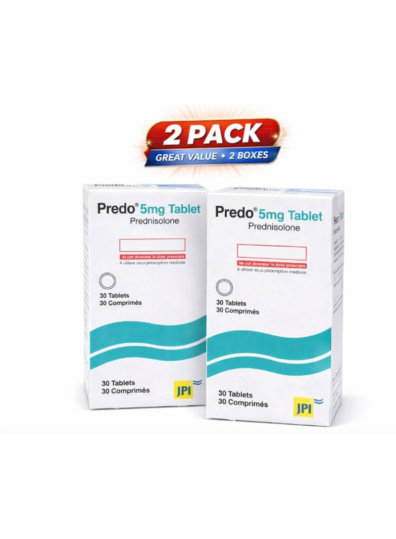 Pack of 2 Predo 5 mg 30 Tablets